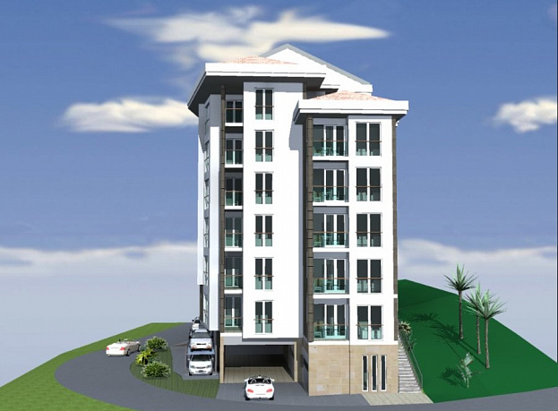 Apartment mit zwei Schlafzimmern in einem neuen Gebäude in Becici
